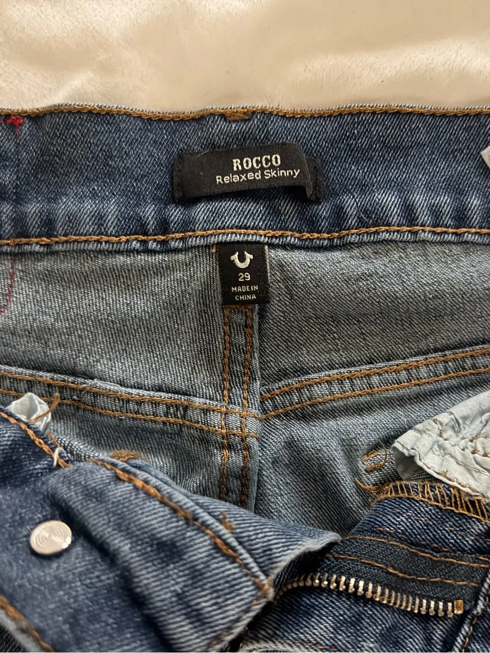 True Religion Men’s Jeans Relaxed Rocco Dark Wash